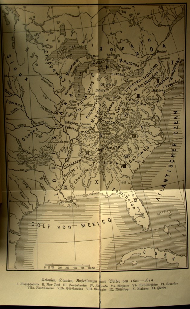 Landkarte - Das Grenzerbuch - Friedrich von Gagern